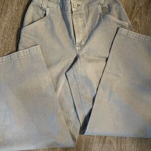 Top Shop Gray Jeans NWOT .. Size 2.. wide leg